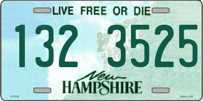 NH license plate 1323525