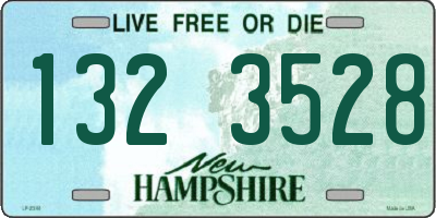NH license plate 1323528