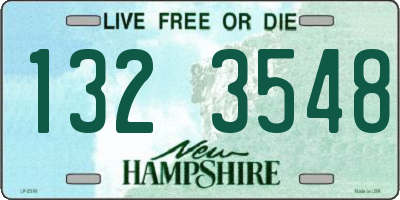 NH license plate 1323548