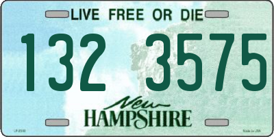 NH license plate 1323575