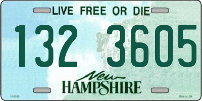 NH license plate 1323605