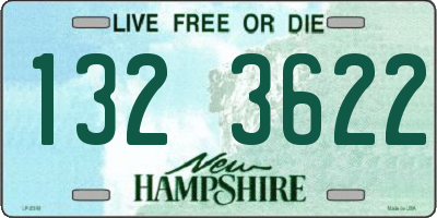 NH license plate 1323622