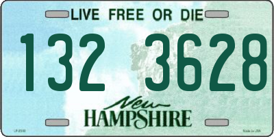 NH license plate 1323628