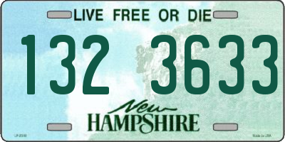 NH license plate 1323633