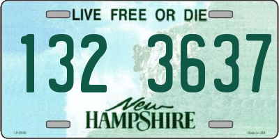 NH license plate 1323637