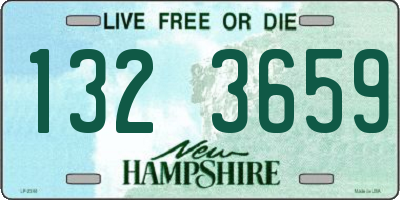 NH license plate 1323659