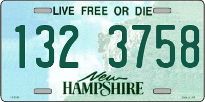 NH license plate 1323758