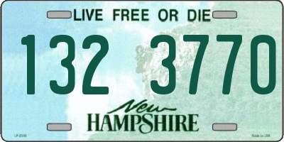 NH license plate 1323770