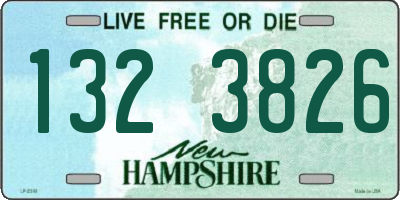 NH license plate 1323826