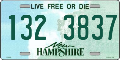 NH license plate 1323837