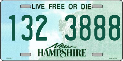NH license plate 1323888