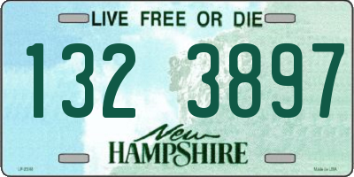 NH license plate 1323897