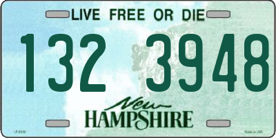 NH license plate 1323948