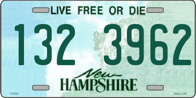 NH license plate 1323962
