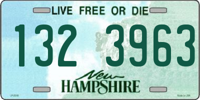 NH license plate 1323963