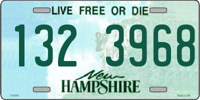NH license plate 1323968