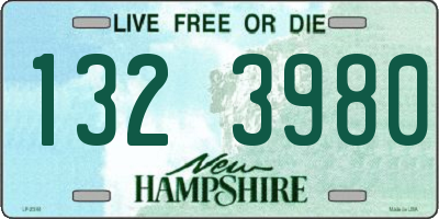 NH license plate 1323980
