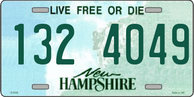 NH license plate 1324049