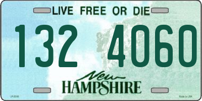 NH license plate 1324060