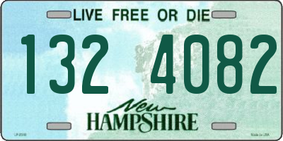 NH license plate 1324082