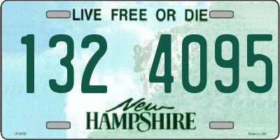 NH license plate 1324095