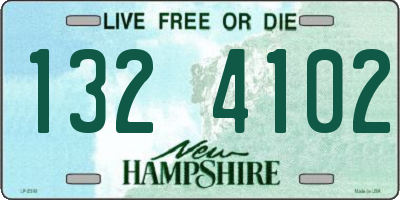 NH license plate 1324102