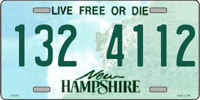 NH license plate 1324112