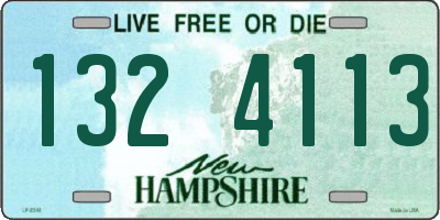 NH license plate 1324113