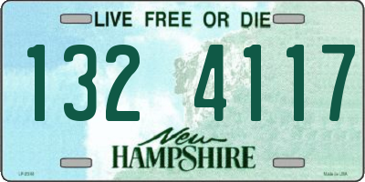 NH license plate 1324117
