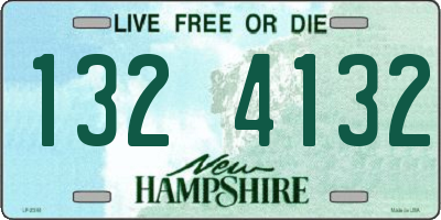 NH license plate 1324132