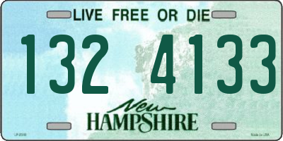 NH license plate 1324133