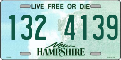 NH license plate 1324139