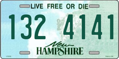 NH license plate 1324141
