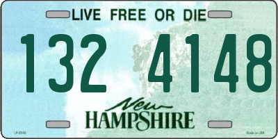 NH license plate 1324148