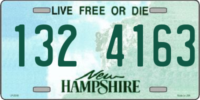 NH license plate 1324163