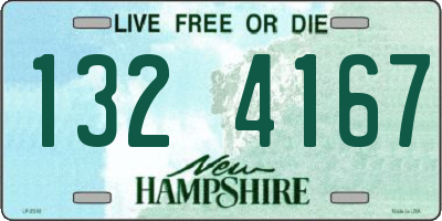 NH license plate 1324167