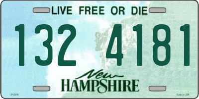 NH license plate 1324181