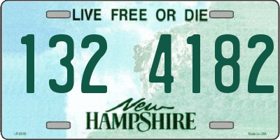 NH license plate 1324182