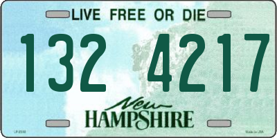 NH license plate 1324217