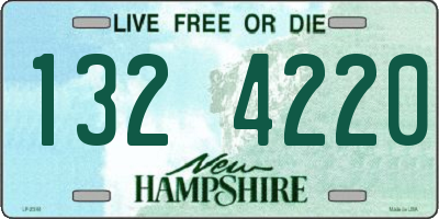 NH license plate 1324220
