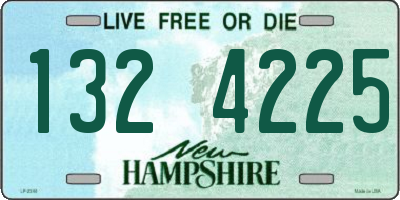 NH license plate 1324225