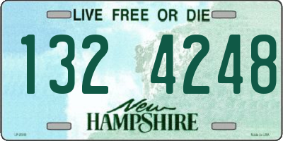 NH license plate 1324248