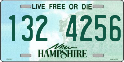 NH license plate 1324256