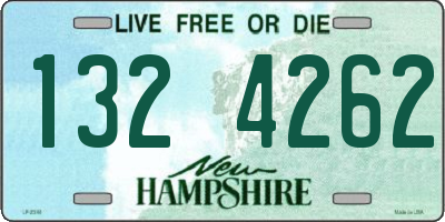 NH license plate 1324262