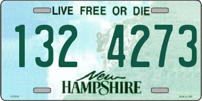 NH license plate 1324273