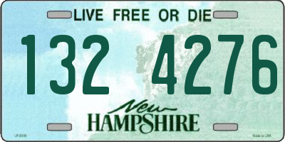 NH license plate 1324276