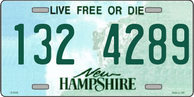 NH license plate 1324289