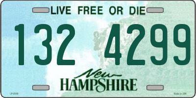 NH license plate 1324299