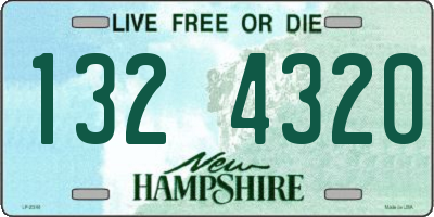 NH license plate 1324320