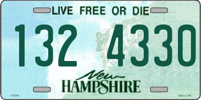 NH license plate 1324330